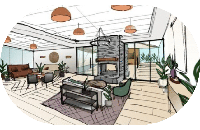 Waiting Area Sketch