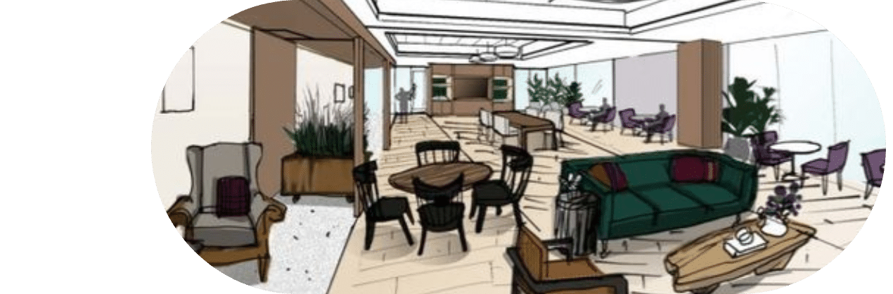 Waiting Area Sketch