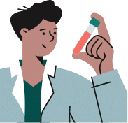 Icon Woman with vial