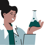 Icon Woman with Beaker