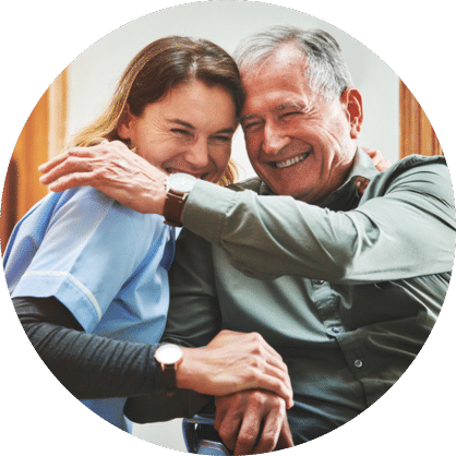 Doctor and Patient Hugging