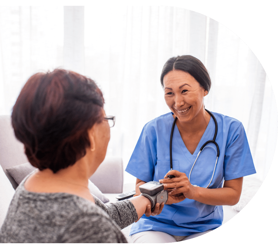 Women Getting Pulse Checked by Doctor