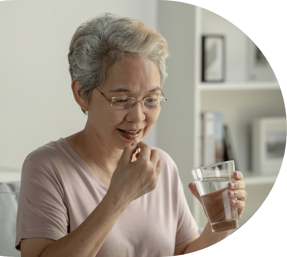 Woman Taking Clopidogrel